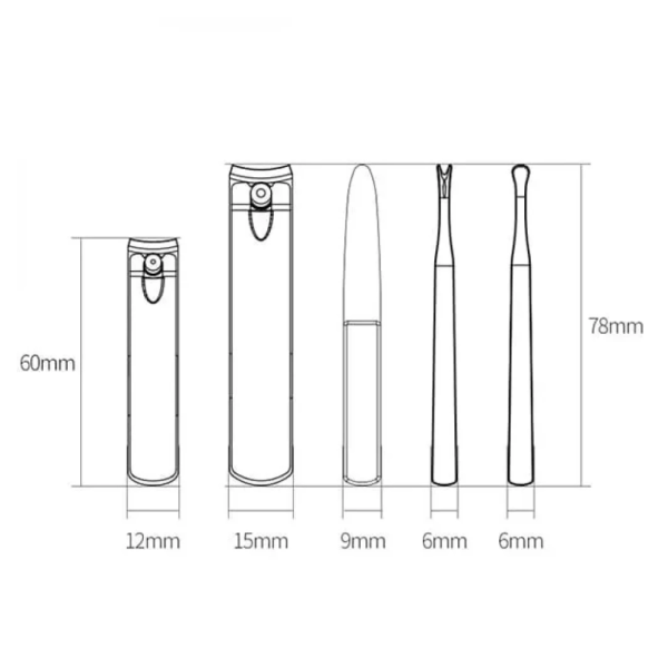 Маникюрный набор Nextool Nail Clipper Set, белый